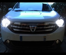 Pack de bombillas de faros Xenón Efecto para Dacia Lodgy