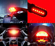 Bombilla LED para luz trasera / luz de freno de Suzuki Intruder 125