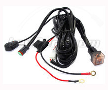 Cable de alimentación con relé para Barra LED y faro - 1 conector DT - interruptor móvil