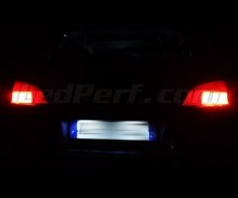 Pack de LED (blanco puro) placa de matrícula trasera para Peugeot 106
