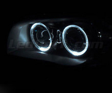 Pack angel eyes de LEDs (blanco puro) para BMW Serie 1 fase 1 - MTEC V3