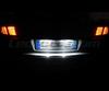 Pack de LED (blanco puro 6000K) placa de matrícula trasera para Audi A8 D3