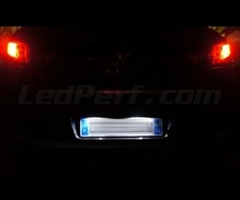 Pack iluminación LED de placa de matrícula (blanco xenón) para Renault Clio 4