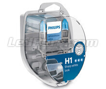 Pack de 2 lámparas H1 Philips WhiteVision ULTRA + Luz de posición - 12258WVUSM