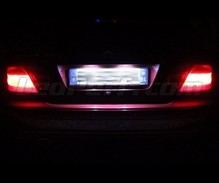 Pack de LED (blanco puro 6000K) placa de matrícula trasera para Mercedes CLK (W208)