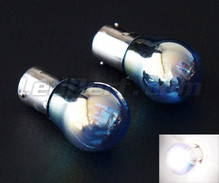 Pack de 2 bombillas P21W Platinum (cromo) - Blanco puro