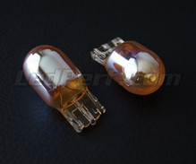 2 bombillas de intermitentes de titanio WY21W