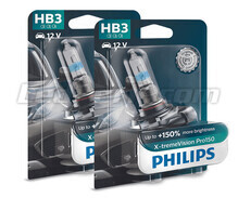Paquete de 2 lámparas HB3 Philips X-tremeVision PRO150 60W - 9005XVPB1