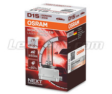Bombilla Xenón D1S Osram Xenarc Night Breaker Laser +200% - 66140XNL