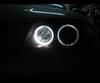 Pack angel eyes  de LEDs (blanco puro) para BMW Serie 1 fase 2 - Estándar