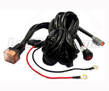 Cable de alimentación con relé para Barra LED y faro - 1 conector DT - interruptor fijo