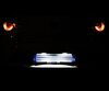 Pack de LED (blanco puro 6000K) placa de matrícula trasera para Seat Ibiza 6J