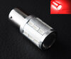 Bombilla P21W Magnifier de 21 LEDs SG de Alta Potencia + Lupa Rojos Casquillo BA15S