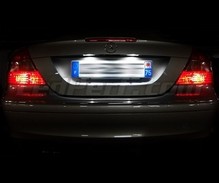 Pack de LED (blanco puro 6000K) placa de matrícula trasera para Mercedes CLK (W209)