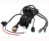 Cable de alimentación con relé para Barra LED y faro - 2 conectores DT - interruptor móvil