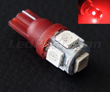 Bombilla LED T10 Xtrem HP Rojo (w5w)