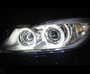 Pack de LEDs Angel eyes BMW Serie 3 (E90 - E91) Fase 1 - Con xenón original - Estándar