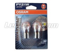 2 bombillas Osram Diadem Chrome Intermitentes - PY21W - Casquillo BAU15S