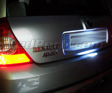 Pack iluminación LED de placa de matrícula (blanco xenón) para Renault Clio 2