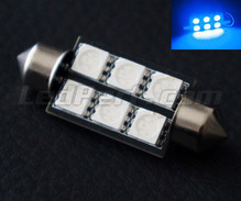 Bombilla tipo festoon 39 mm LEDs azules - Full Intensity