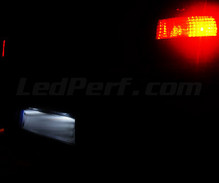 Pack iluminación LED de placa de matrícula (blanco xenón) para Opel Vectra C