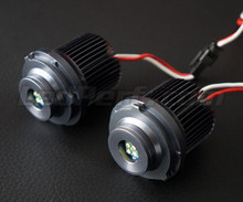 Pack angel eyes de LEDs Tipo 4 V2 para BMW Serie 5 (E60 - E61) Fase 2 (LCI) - Sin xenón de origen