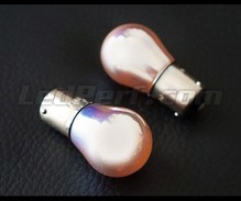 2 bombillas de intermitentes de titanio PY21W - Casquillo BAU15S