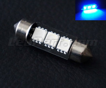 Bombilla tipo festoon 39 mm LEDs azules - C7W