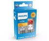 2x bombillas LED Philips PY21/5W Ultinon PRO6000 - Naranja - BAY15D - 11499AU60X2