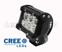 Mini Barra LED CREE Doble Hilera 18W 1300 Lumens para moto y quad