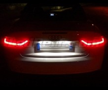 Pack de LED (blanco puro 6000K) placa de matrícula trasera para Audi A5 8T