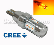 Bombilla T15 WY16W de 16 LEDs CREE - Ultrapotente - Naranja