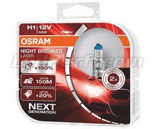 Pack de 2 bombillas H1 Osram Night Breaker Laser +150% - 64150NL-HCB