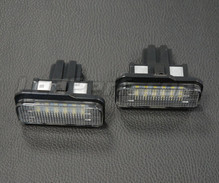 Pack de 2 módulos de LED placa de matrícula trasera Mercedes (tipo 2)