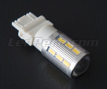 Bombilla P27/7W Magnifier de 21 LEDs SG de Alta Potencia + lupa blancas Casquillo 3157