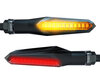 Intermitentes LED dinámicos + luces de freno para Royal Enfield Bullet electra X 500 (2004 - 2008)