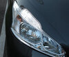 Pack de luces de posición y luces de circulación diurna de LED (blanco xenón) para Peugeot 208 (sin xenón de serie)