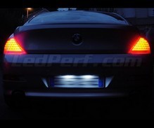 Pack de LED (blanco puro) placa de matrícula trasera para BMW Serie 6 (E63 E64)