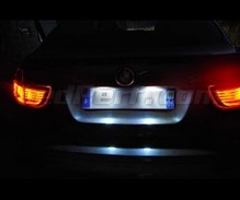 Pack de LED (blanco puro) placa de matrícula trasera para BMW X6 (E71 E72)