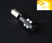 Bombilla HY21W Magnifier de 6 LEDs SG de Alta Potencia + lupa Naranjas Casquillo BAY9S
