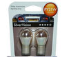 2 bombillas Philips SilverVision de intermitentes cromadas PY21W - Casquillo BAU15S