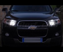 Pack de luces de posición y luces de circulación diurna de LED (blanco xenón) para Chevrolet Captiva